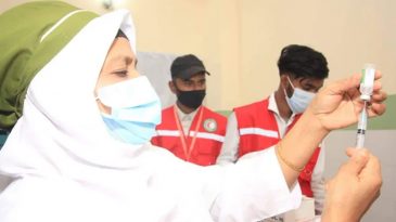 সিলেট নগরীতে মঙ্গলবার থেকে মর্ডানার টিকা দ্বিতীয় ডোজ শুরু