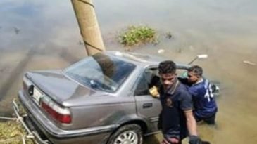 বানিয়াচংয়ে প্রাইভেটকার খাদে পড়ে তরুণী নিহত, আহত ৩