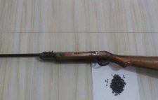 লাখাইয়ে পরিত্যক্ত এয়ারগান ও গুলি উদ্ধার