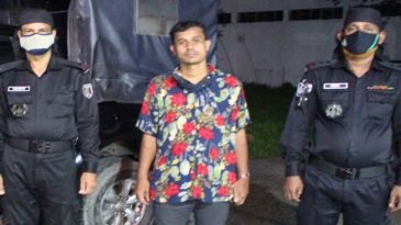 আখালিয়া থেকে গ্রেফতারকৃত পলতক আসামী কারাগারে