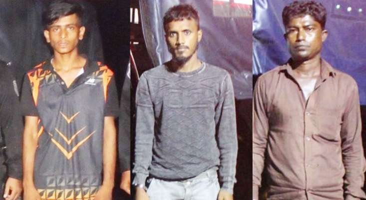 সিলেটে র‍্যাবের জালে ৩ ‘অপরাধী’