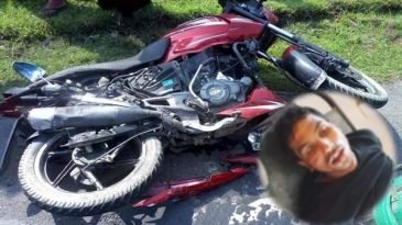 শান্তিগঞ্জে পিকআপ চাপায় মোটরসাইকেল আরোহী যুবকের মৃত্যু