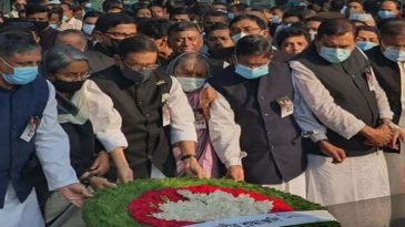 জেল হত্যা দিবসে আ.লীগের শ্রদ্ধা নিবেদন