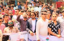 সরকারের দুর্নীতি এবং অব্যবস্থাপনার কারণে নিত্যপ্রয়োজনীয় দ্রব্যমূল্যের ঊর্ধ্বগতির প্রতিবাদে মৌলভীবাজার ছাত্রদলের বিক্ষোভ