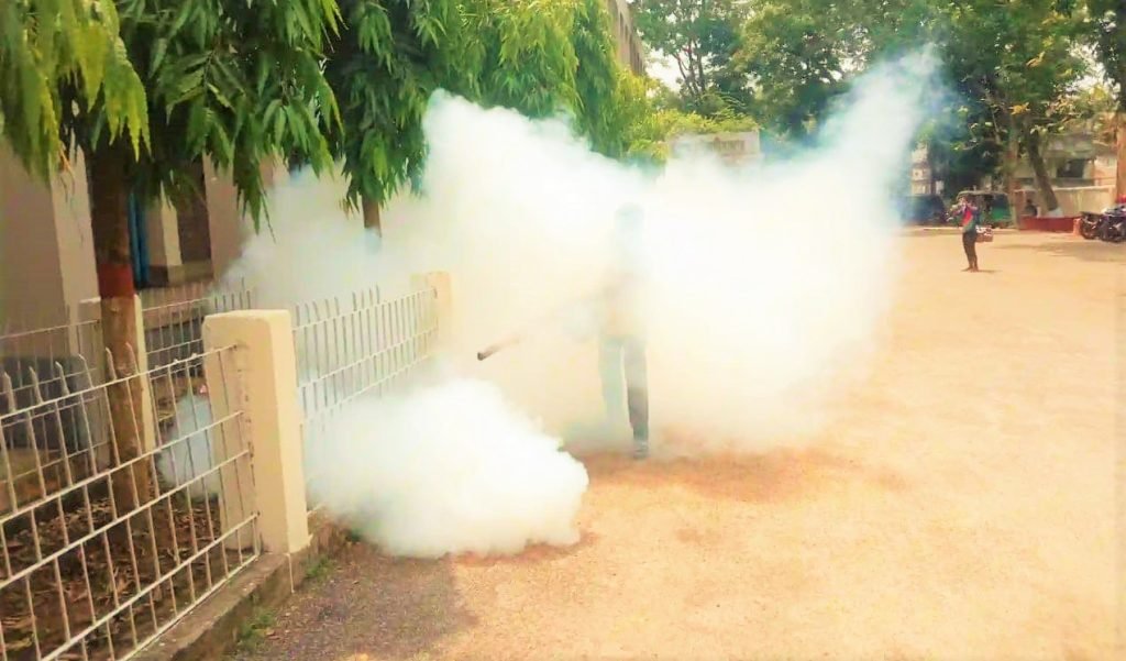 শহরে মশক নিধন কার্যক্রম শুরু