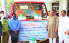 মৌলভীবাজার ২৫০ শয্যা  হাসপাতালে ভারতের দেয়া কার্ডিয়াক এম্বুলেন্সের উদ্বোধন