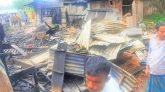 শ্রীমঙ্গল উত্তরসুর এলাকায় তিনটি দোকানে আগুনে পুড়ে ছাই