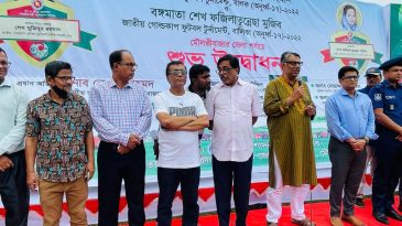 মৌলভীবাজারে ফুটবল টুর্নামেন্ট এর উদ্ধোধন