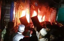 সিলেট হকার্স মার্কেটে আগুন