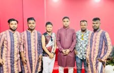 ছাত্রলীগ সভাপতি নাজমুল ইসলাম`র সাথে জাকির আহমদের ঈদ শুভেচ্ছা