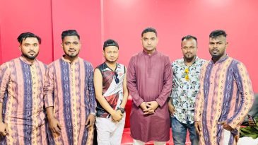 ছাত্রলীগ সভাপতি নাজমুল ইসলাম`র সাথে জাকির আহমদের ঈদ শুভেচ্ছা