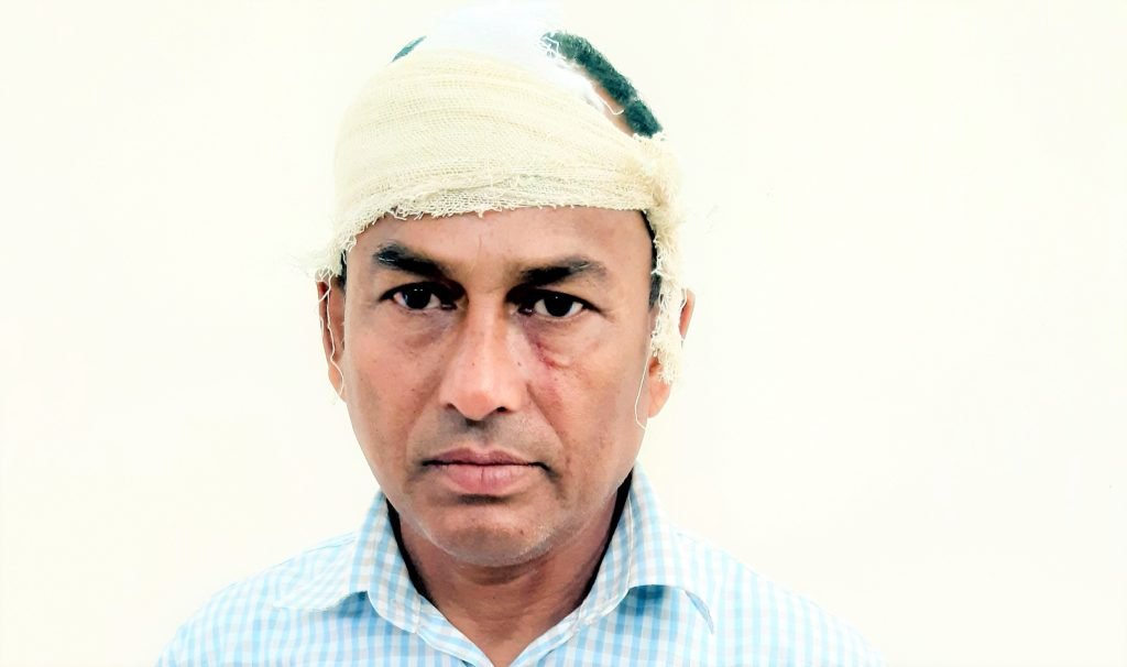  হাজীপুরে সম্পত্তি নিয়ে পূর্ব বিরোধের জেরে হামলা