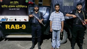 র‍্যাবের অভিযানে ২৮৮০ পিস ইয়াবা উদ্ধার : মাদক ব্যবসায়ী গ্রেপ্তার