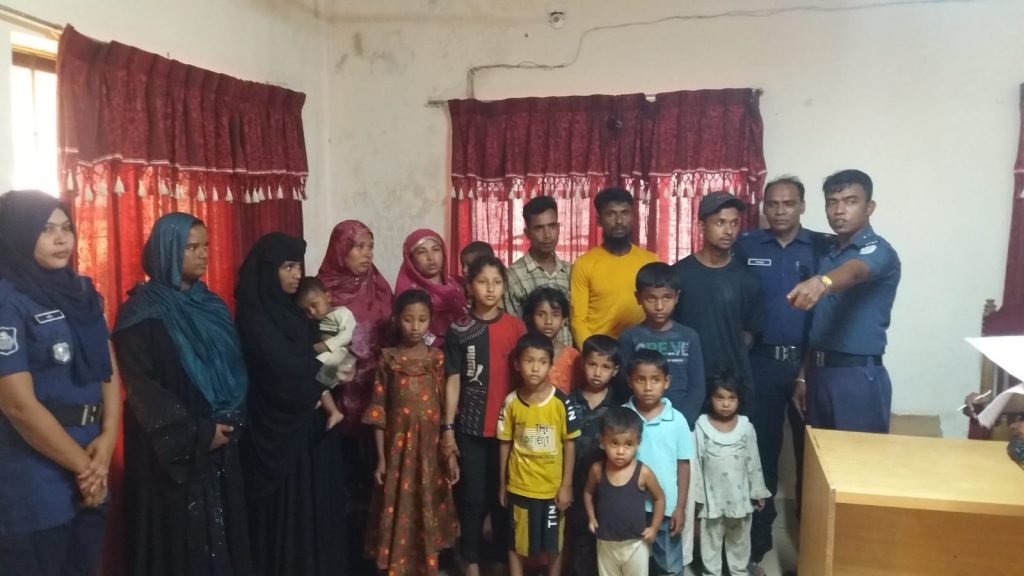 মৌলভীবাজারে ১৮ রোহিঙ্গা সদস্য আটক