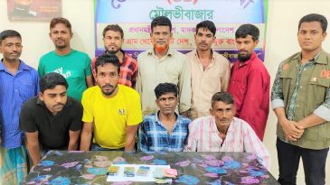  জেলা গোয়েন্দা পুলিশের অভিযানে ১০ জুয়াড়ী গ্রেফতার