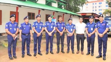 শ্রীমঙ্গল থানায় নব নির্মিত পুলিশ ব্যারাক “স্বস্তি” র শুভ উদ্বোধন সিলেটের ডিআইজি মফিজ উদ্দিন আহম্মেদ পিপিএম