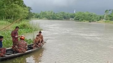 বড়লেখায় বরুদল নদীতে পড়ে নিখোঁজ ব্যক্তির সন্ধান মেলেনি