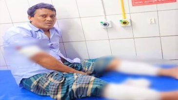 কুলাউড়ায় সন্ত্রাসী হামলায় আহত হাসপাতালের হিসাব রক্ষক