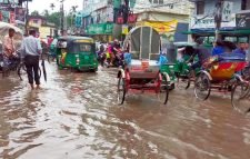 ফের পানিতে ডুবছে সিলেট নগর
