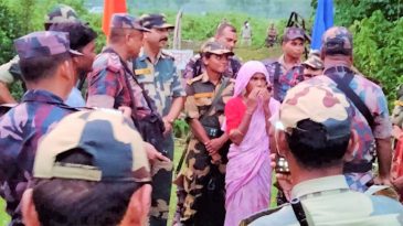জুড়ীতে নিখোঁজ তরুণী ভারতে আটক বিজিবির কাছে হস্তান্তর