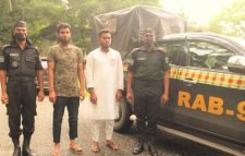 র‌্যাব-৯, সিলেট এর অভিযানে সিলেটের বিভিন্ন স্থান থেকে ১১০০ পিচ ইয়াবা ৩ জন মাদক ব্যবসায়ী গ্রেফতার