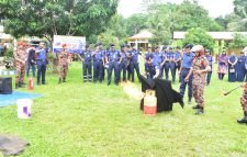 পুলিশ লাইন্সে বার্ষিক অগ্নি-নির্বাপণ কর্মশালা ও মহড়া ২০২২ অনুষ্ঠিত