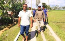 শ্রীমঙ্গল অবৈধভাবে বালু উত্তোলনের বিরুদ্ধে অভিযান