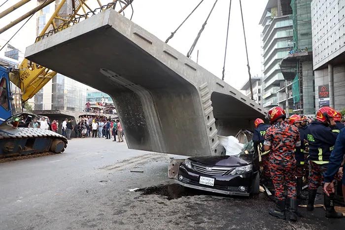 বিআরটি’র গার্ডার যখন মৃত্যুদূত