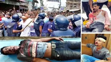 পুলিশ-বিএনপি সংঘর্ষে নিহত ১ ও আহত শতাধিক