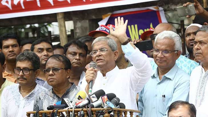 সরকার বিএনপির বিক্ষোভ সমাবেশে কোনো ঝামেলা করছে না: ফখরুল