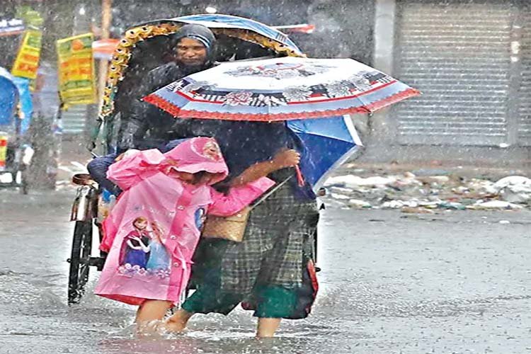 দিনভর বৃষ্টিতে সিলেটে ও দুর্ভোগ