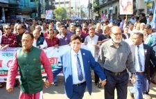 সিলেটে আওয়ামী লীগের বিজয় শোভাযাত্রায় পররাষ্ট্রমন্ত্রী