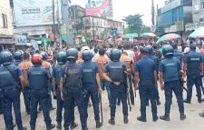 সুনামগঞ্জে বিএনপির বিক্ষোভে পুলিশের বাধা