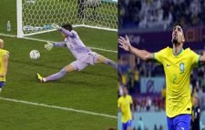 চার গোলে এগিয়ে ব্রাজিল