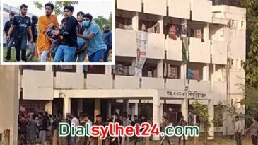 সিলেট কৃষি বিশ্ববিদ্যালয়ে ছাত্রলীগের দুই পক্ষে সংঘর্ষ, আহত ১০