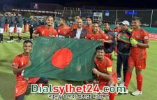 পেনাল্টি শ্যুটআউটে ওমানকে হারিয়ে অপরাজিত চ্যাম্পিয়ন বাংলাদেশ
