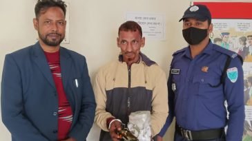 মৌলভীবাজারে ৫০০ গ্রাম গাঁজাসহ গ্রেফতার ১