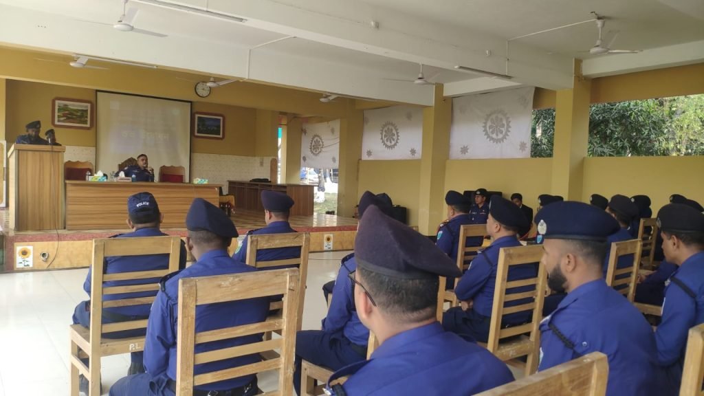 জেলা পুলিশের জনশৃঙ্খলা ব্যবস্থাপনা বিষয়ক প্রশিক্ষণ শুরু