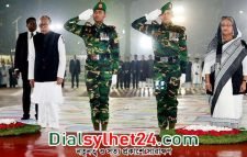 ভাষা শহীদদের প্রতি রাষ্ট্রপতি ও প্রধানমন্ত্রীর শ্রদ্ধা নিবেদন