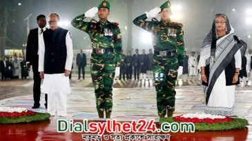 ভাষা শহীদদের প্রতি রাষ্ট্রপতি ও প্রধানমন্ত্রীর শ্রদ্ধা নিবেদন
