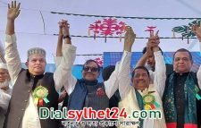 সুনামগঞ্জ জেলা আ. লীগের সভাপতি মুকুট, সাধারণ সম্পাদক পলিন