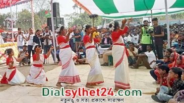 কমলগঞ্জে চা জনগোষ্ঠী ভাষা ও সংস্কৃতি উৎসব