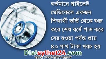 বেসরকারি মেডিকেলে ভর্তি ফি বেড়েছে ৩ লাখ