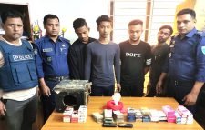 শ্রীমঙ্গল থানা পুলিশের অভিযানে চোরাই মালামাল উদ্ধার ও চোরসহ ৪ জনকে  গ্রেফতার