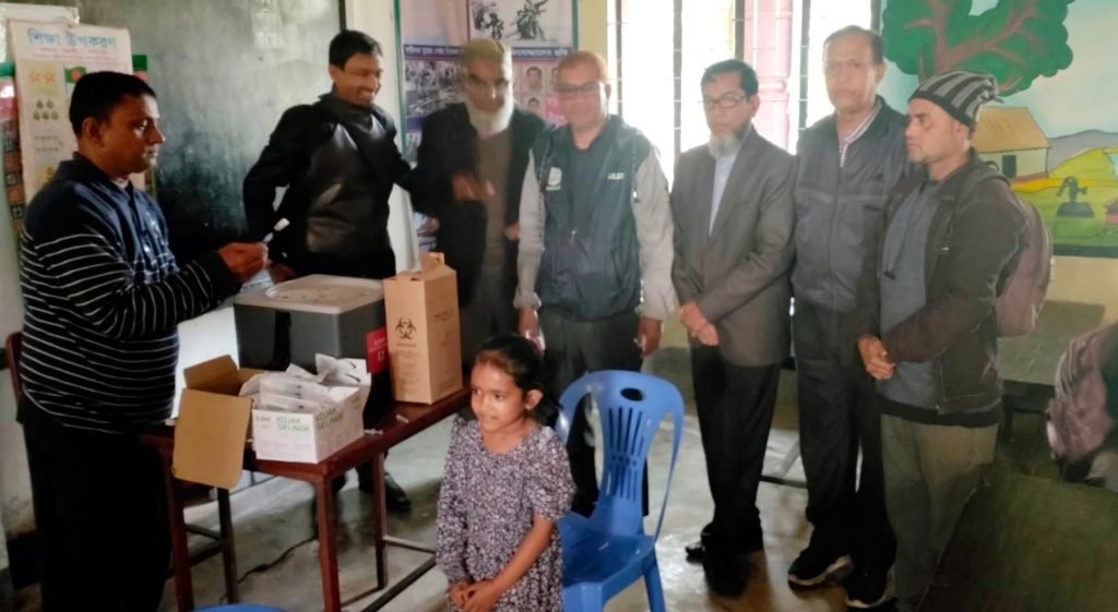 স্কুল পর্যায়ে কোভিড  ২য় ডোজ শুরু