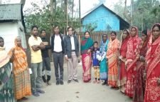 উদনা চা বাগানে চা শ্রমিক ফেডারেশনের শীতবস্ত্র বিতরণ ও কমিটি গঠন