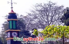 মৌলভীবাজারে দৃষ্টিনন্দন ‘লন্ডন ক্লক টাওয়ার’
