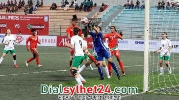 তুর্কমেনিস্তানের জালে ৪ গোল বাংলাদেশের মেয়েদের