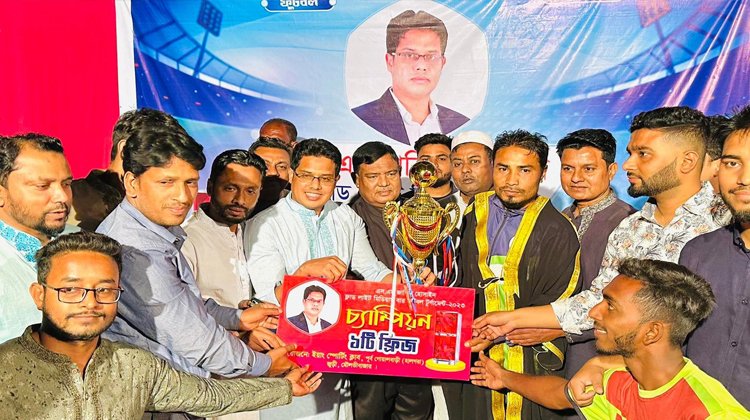 জুড়ীতে মিডিয়াম বার ফুটবল টুর্ণামেন্টের ফাইনাল সম্পন্ন