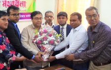 জেলা সমবায় কর্মকর্তা হিসেবে অতিরিক্ত দায়িত্ব সমাপ্তিতে  চন্দন দত্তকে বিদায়ী সংবর্ধনা